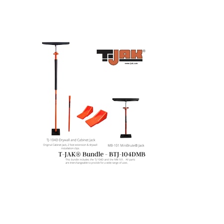 T-Jak Bundle of a T-JAK Drywall and Cabinet Jack and a MiniBrute BTJ-104DMB